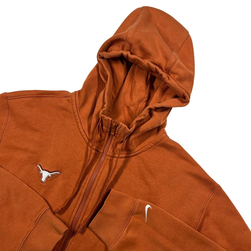 Nike Texas Longhorns Quarter Zip Hoodie Mens XXL Orange Nike Campus DN0110-802